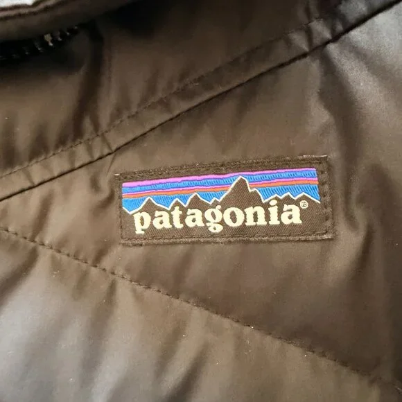 Women's Patagonia Down With It Parka (Black) - M - Picture 3 of 8